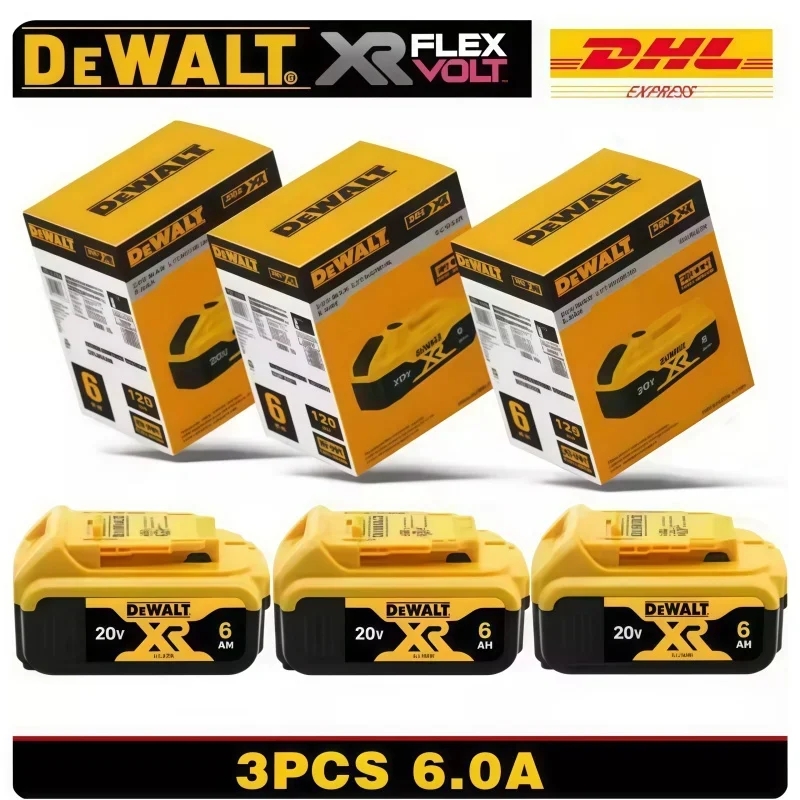 60V 50Ah Electric Scooter Battery - Bateria Original DeWalt 6Ah/5Ah/20V Substituível para
