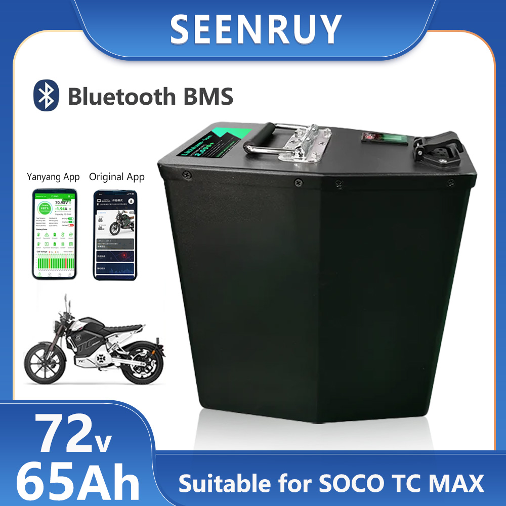 72V 40Ah Lifepo4 Battery Pack - Bateria Seenruy Super SOCO 72V 65AH