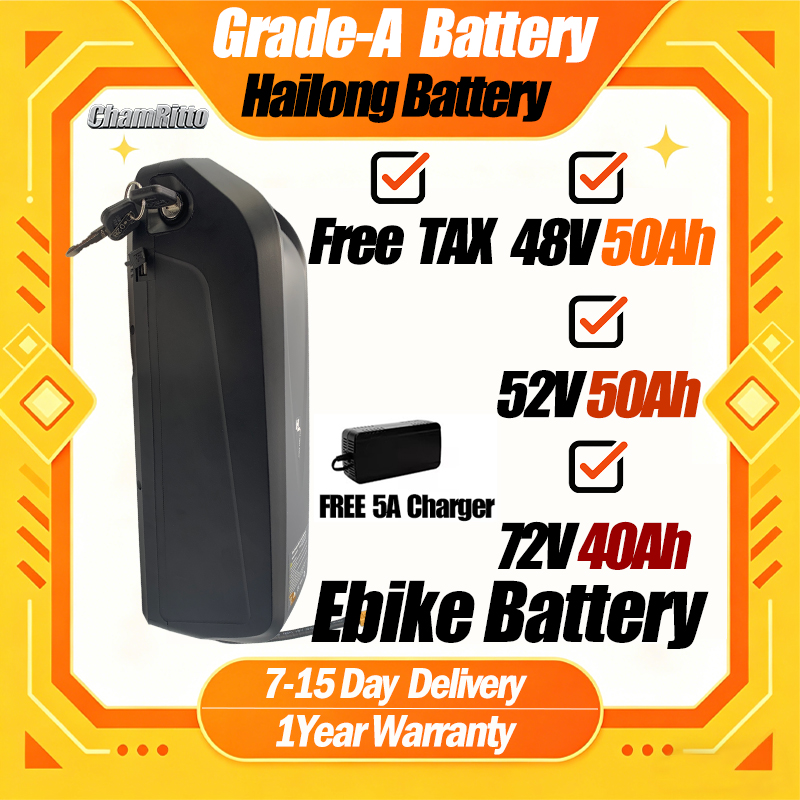 60V 50Ah Electric Scooter Battery - Bateria para Ebike 48V 50AH 52V