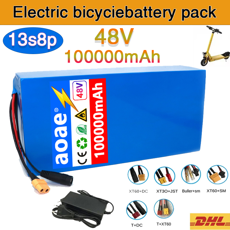 60V 50Ah Electric Scooter Battery - Bateria de lítio 13S8P 48V 100ah