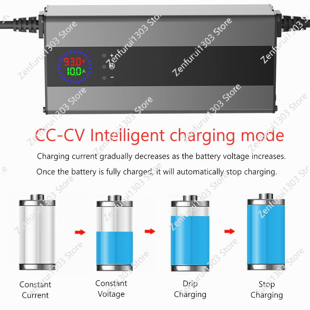 Carregador de Bateria de Lítio - 72V 15A Fast Charger avaliação e preço