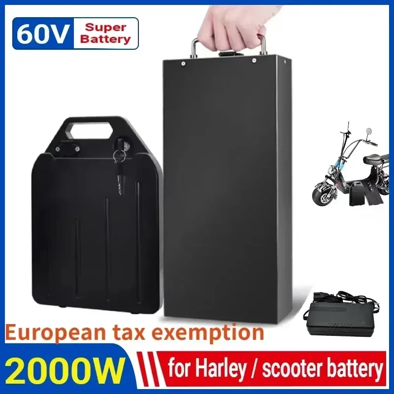 Bateria de Lítio 60V de Troca  - 60V 50Ah Electric Scooter Battery avaliação e preço