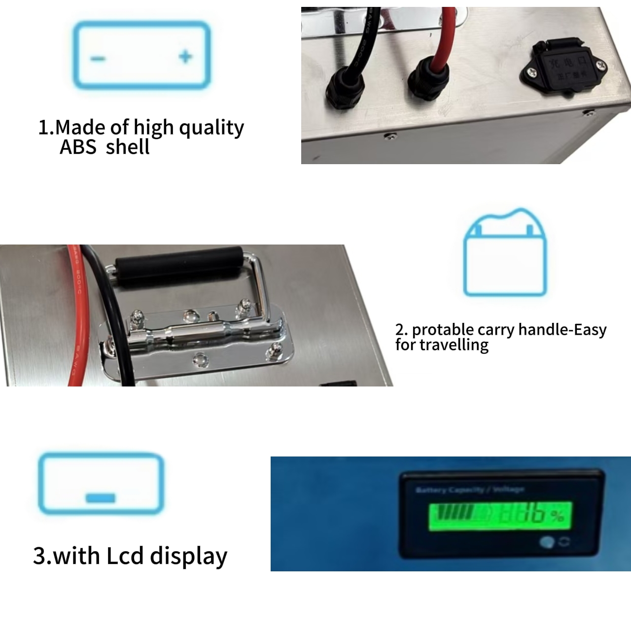 72V 60Ah 60A Lítio Lifepo4 Bat - 72V 40Ah Lifepo4 Battery Pack avaliação e preço