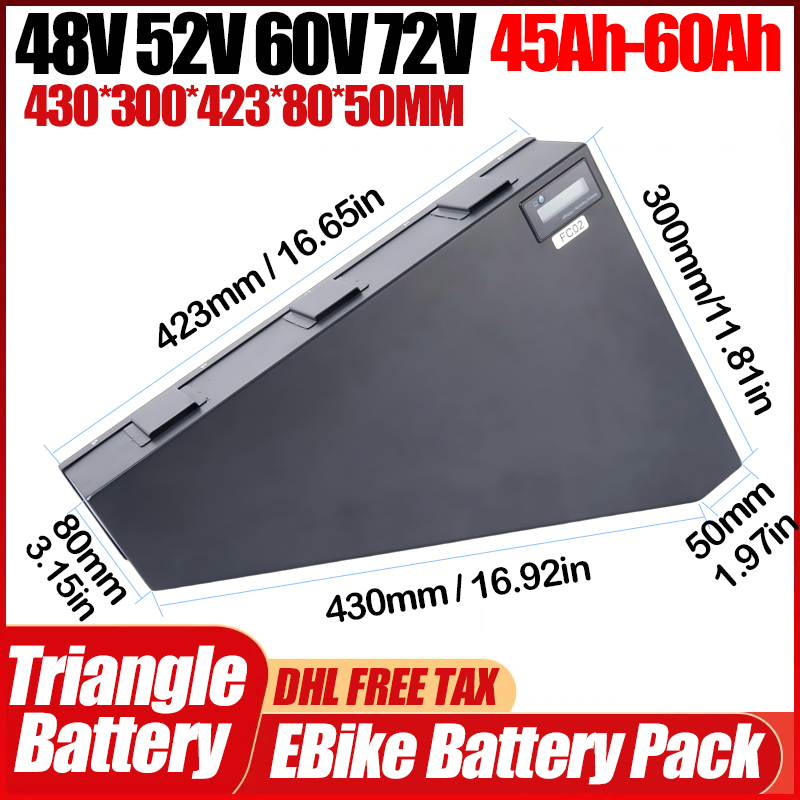Bateria de lítio 21700 para bi - 72V 50Ah 21700 Lithium Battery avaliação e preço