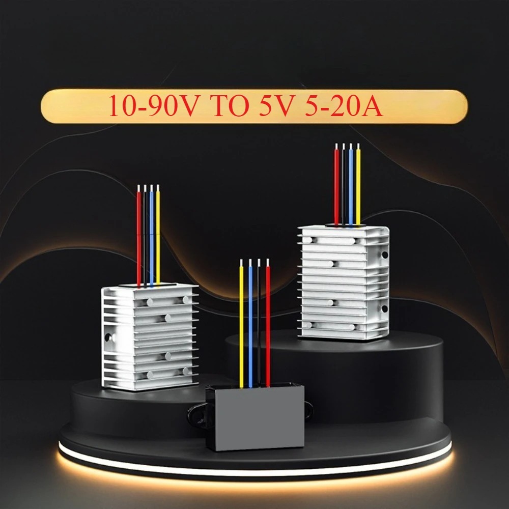 Conversor DC 10-90V para 5V, R - 72V 15A Fast Charger avaliação e preço