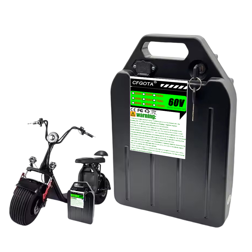 Bateria de lítio para veículo  - 60V 50Ah Electric Scooter Battery avaliação e preço