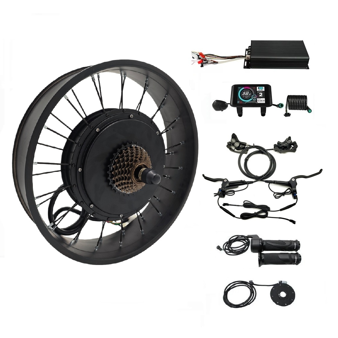 48V-72V 100A 5000W eBike Fat W - 72V 100A Sabvoton Controller avaliação e preço