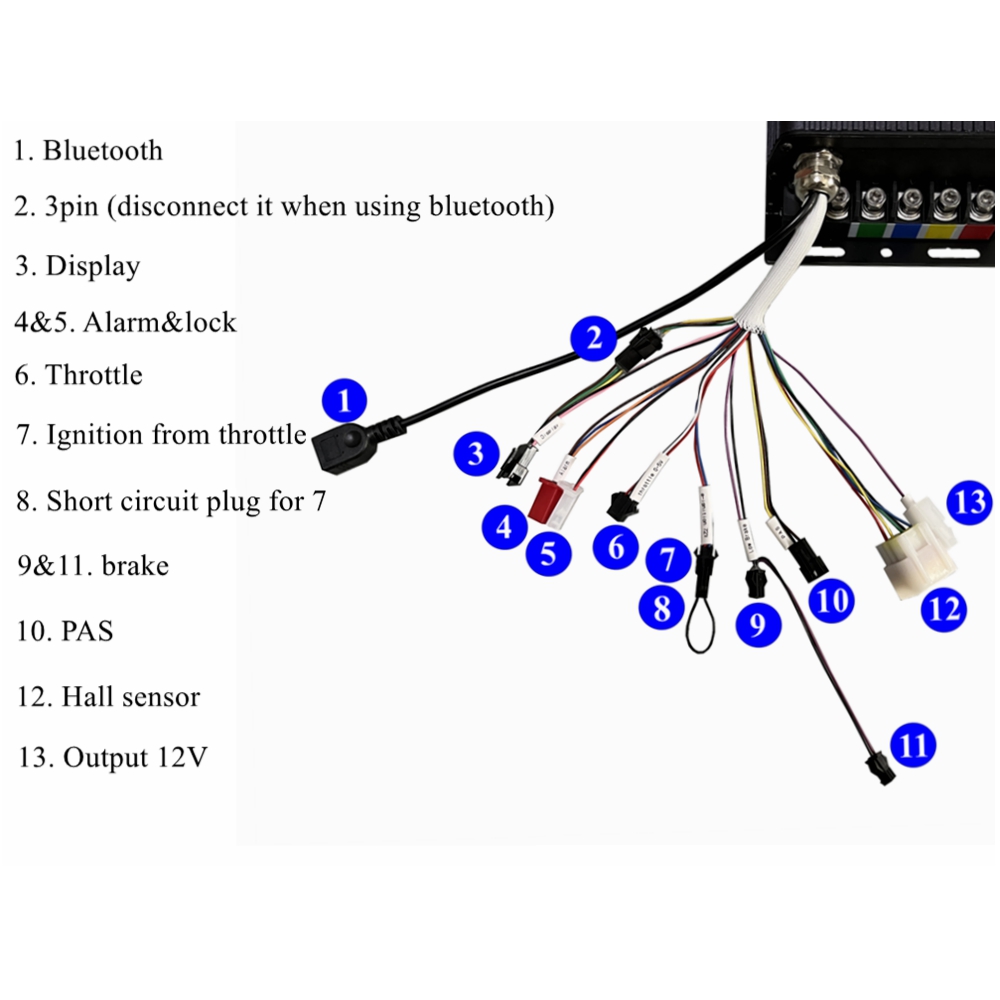 Controlador NBpower/sabvoton 7 - 72V 100A Sabvoton Controller avaliação e preço