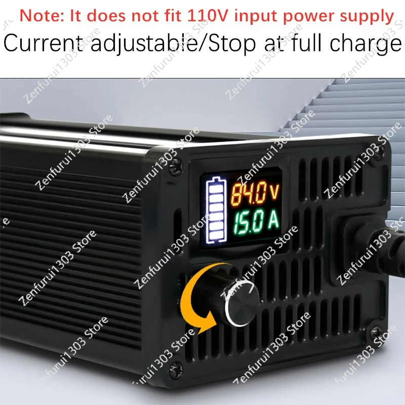 Carregador de Bateria de Lítio - 72V 15A Fast Charger avaliação e preço