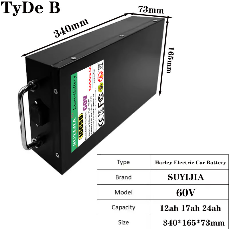 HarleyBatteryCitycocoElectricB - 60V 50Ah Electric Scooter Battery avaliação e preço