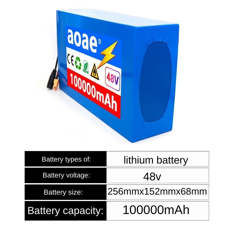 Bateria de lítio 13S8P 48V 100 - 60V 50Ah Electric Scooter Battery avaliação e preço