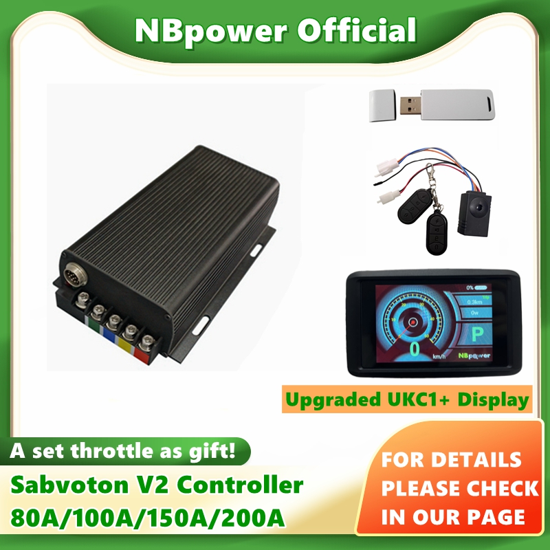 Sabvoton (MQCON) V2 72V 80A 10 - 72V 100A Sabvoton Controller avaliação e preço