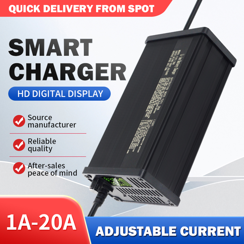 Carregador de bateria de lítio - 72V 15A Fast Charger avaliação e preço