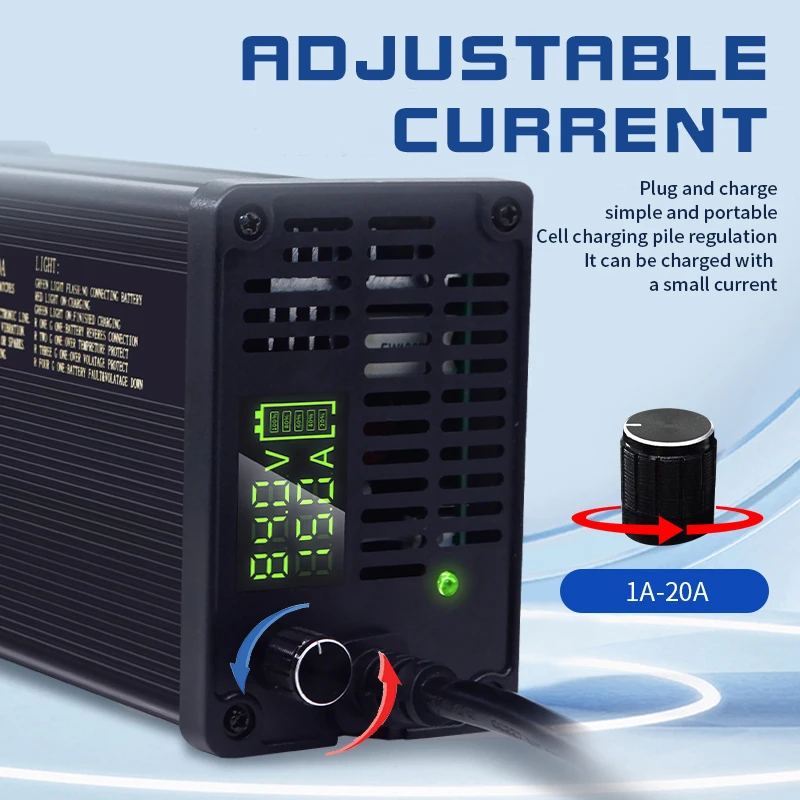 Carregador de bateria de lítio - 72V 15A Fast Charger avaliação e preço