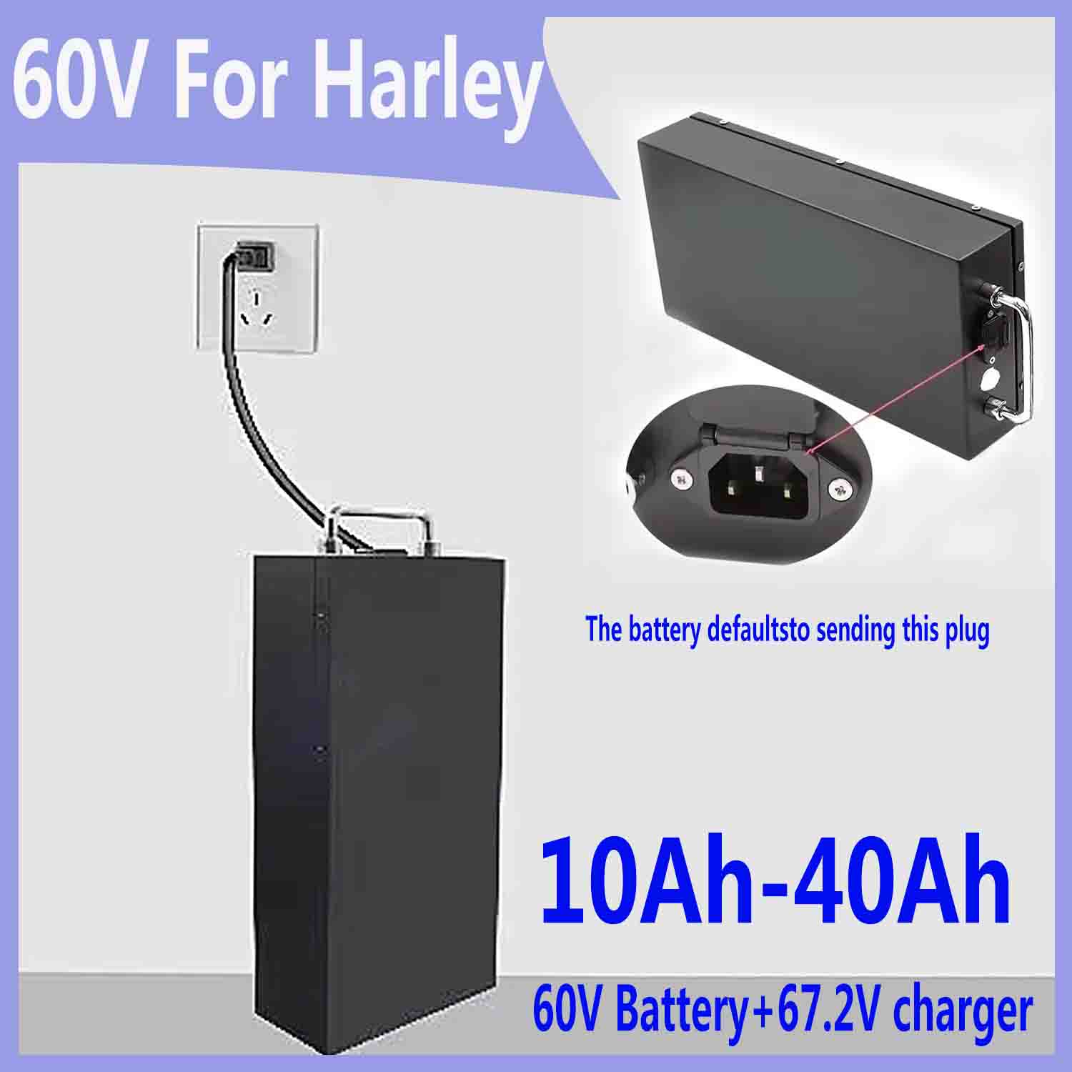Bateria de lítio 60V 20AH -40A - 60V 50Ah Electric Scooter Battery avaliação e preço