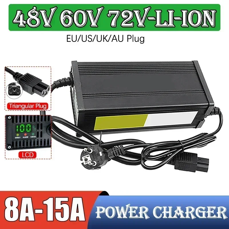 Carregador de bateria de lítio - 72V 15A Fast Charger avaliação e preço