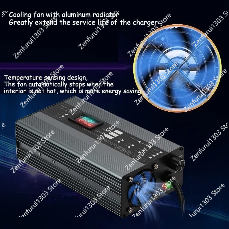 Carregador de Bateria de Lítio - 72V 15A Fast Charger avaliação e preço